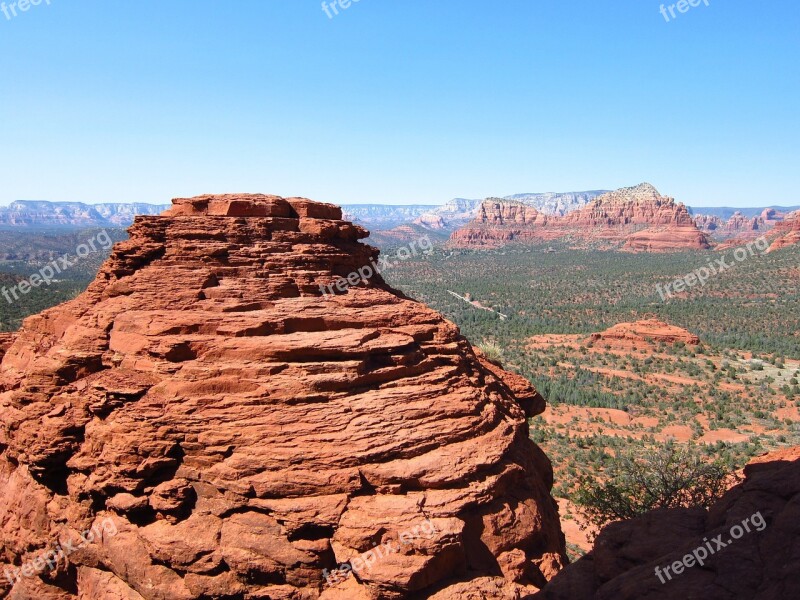 Sedona Landscape Scenic Arizona Desert