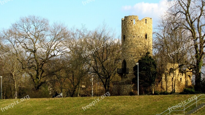 Fortress Rüsselsheim Germany Hesse Castle Counts Of Katzenelnbogen