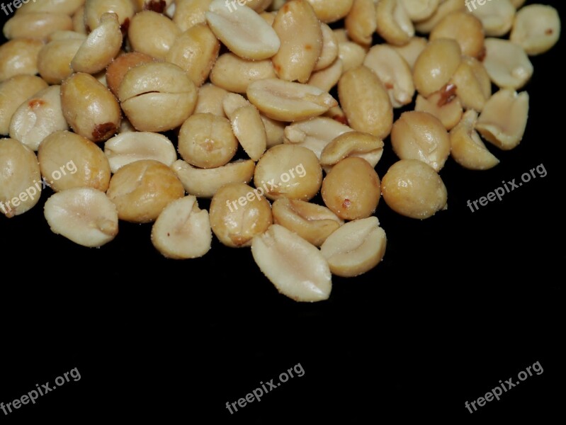 Peanuts Salt Snack Nibble Nuts