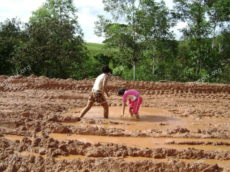 Mud Fun Joy Of Child Street Children