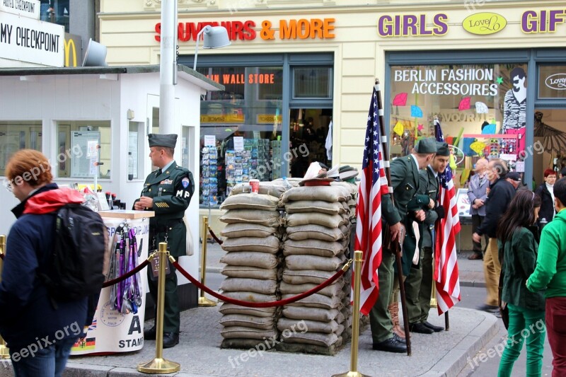 Berlin Street West And East Germany Politics Free Photos