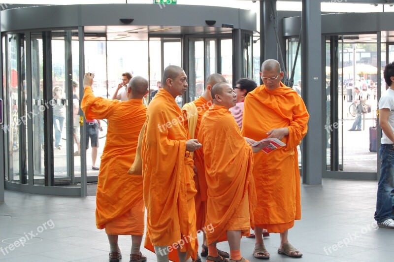 Monk Tibetan Monks Human Free Photos