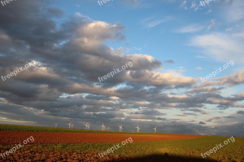 Wind Power Wind Brides Sky Energy Pinwheel