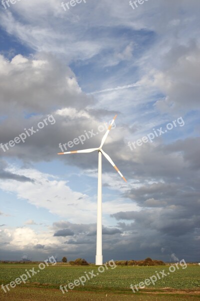 Sky Clouds Wind Wind Power Wind Energy