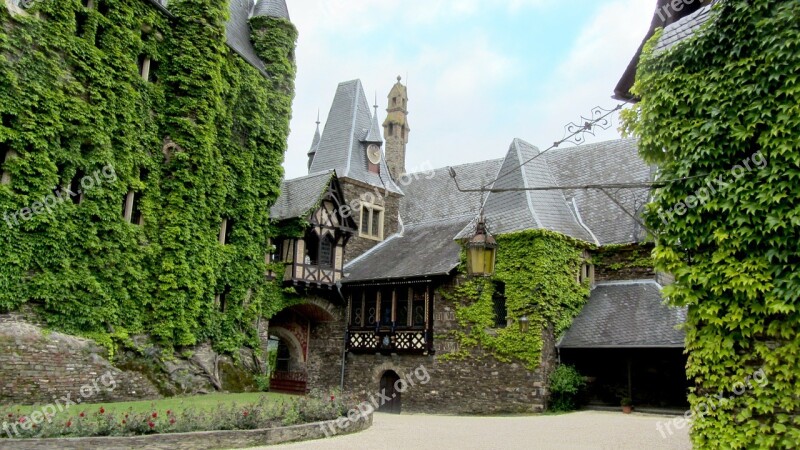 Reichsburg Cochem Castle Architecture Middle Ages Places Of Interest