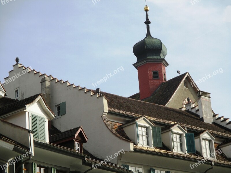 Architecture Historic Center Tower Onion Dome Roofs