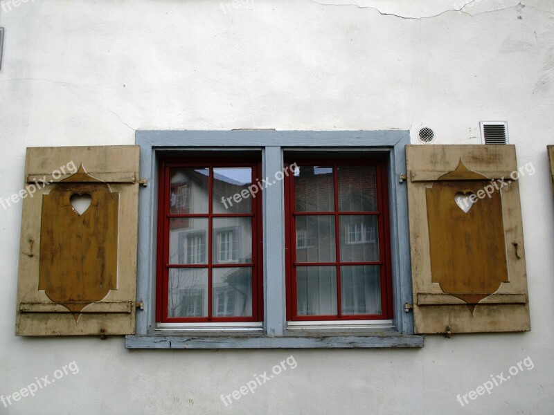 House Hauptwil Window Kreuzsprosssen Shutters