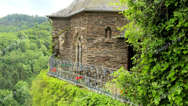 Reichsburg Cochem Castle Architecture Middle Ages Places Of Interest