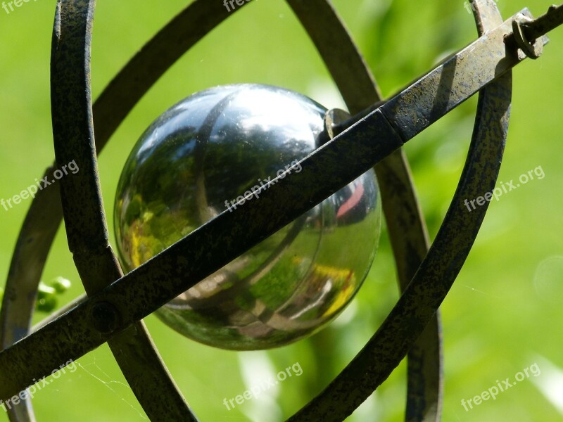 Metal Ball Chrome Garden Decoration