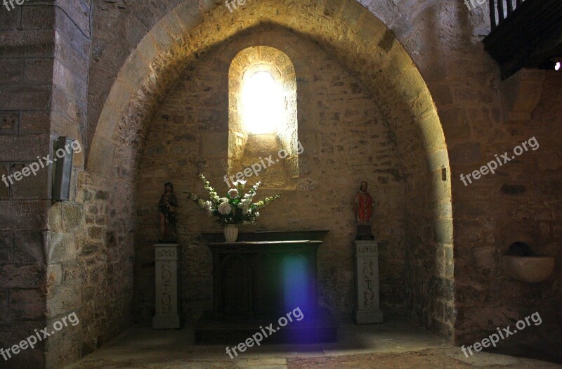 Church Sunlight Stone Arch Arch Religious Archway Sunlight