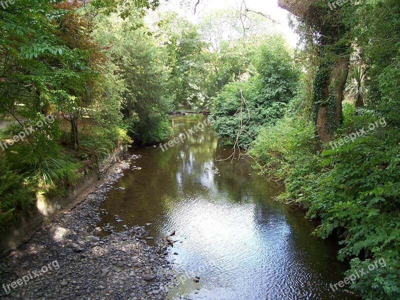 Water River Ireland Greenery Overhang