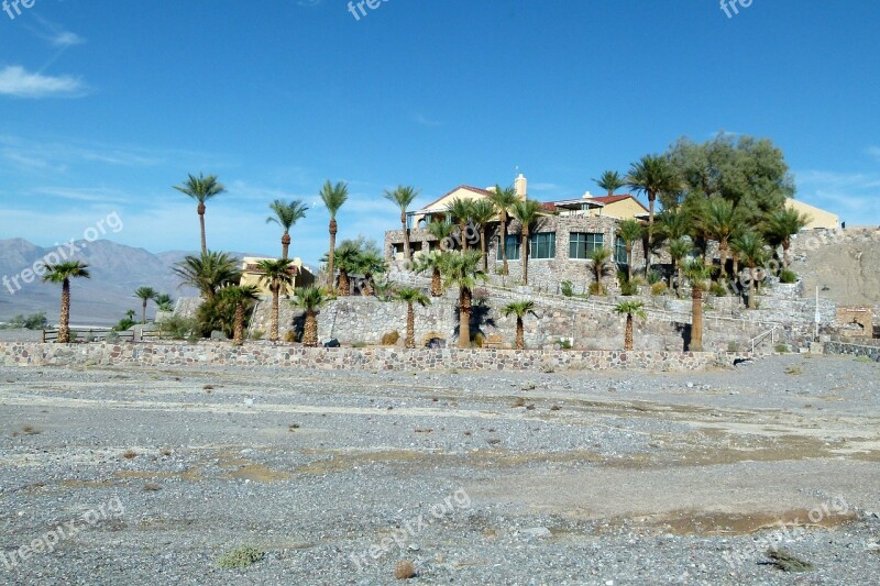 Furnace Creek Resort Desert Oasis Death Valley National Park California