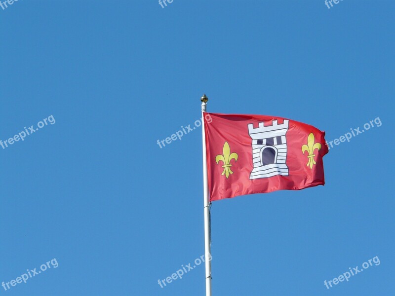 Flag Sky Coat Of Arms Castle Free Photos