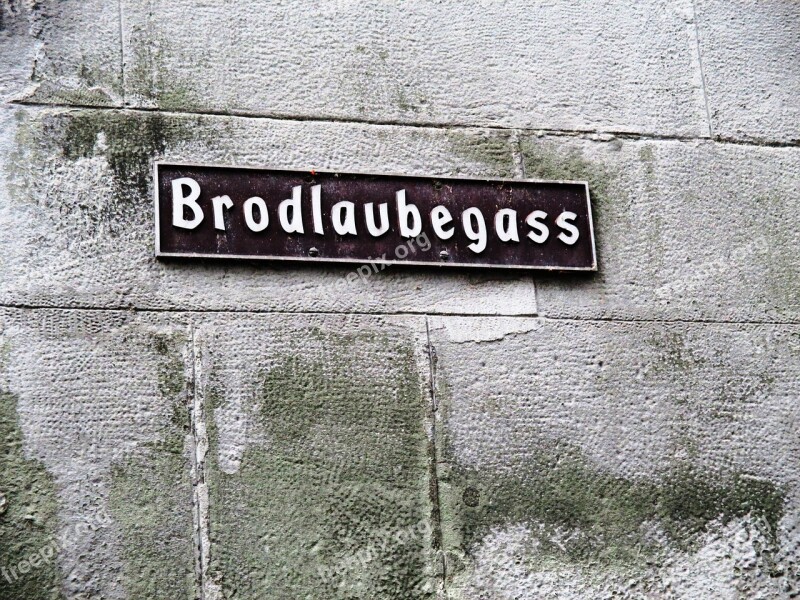 Alley Brodlaubegass Masonry Sand Stone Historic Center