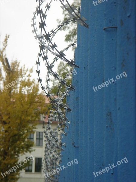 Wire Spines Fence Free Photos