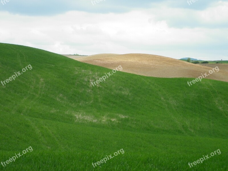 Tuscany Valdorcia Hills Free Photos