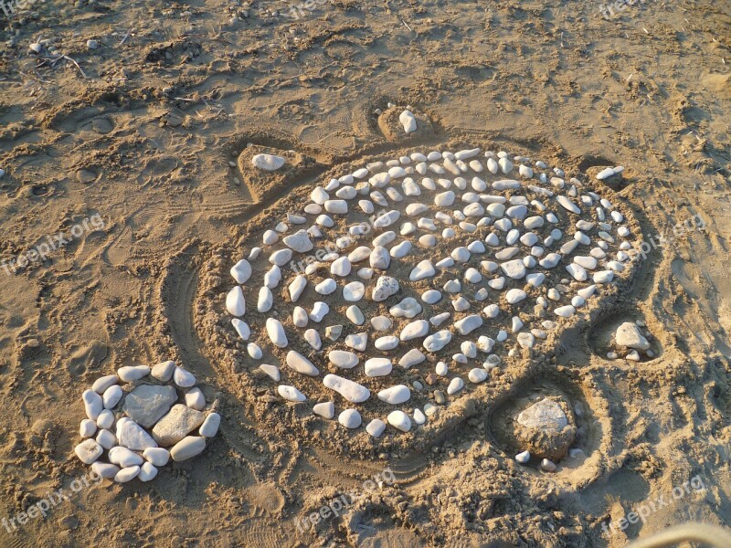 Vacations Beach Sand Stones Corfu