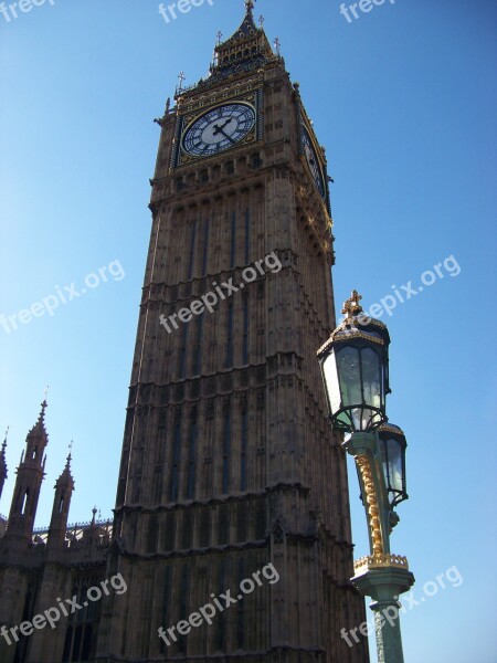 Big Ben London England Clock Free Photos