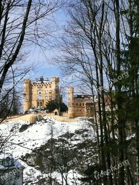 Hohenschwangau Rock Castle Places Of Interest Bavaria