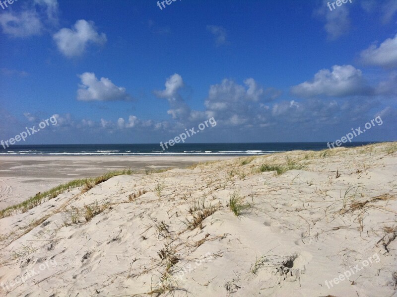 Beach Sea Water Vlieland Free Photos