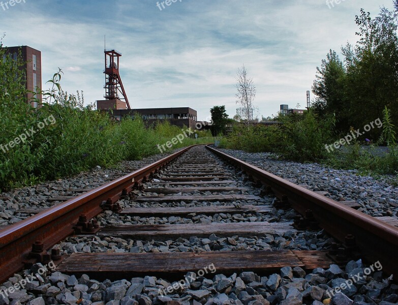 Rails Train Rail Traffic Track Railway