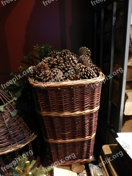 Pine Cones Firewood Heat Winter Warm