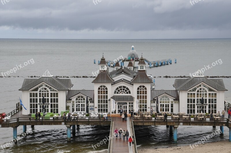 Sea Bridge Binz Baltic Sea Beach Rügen