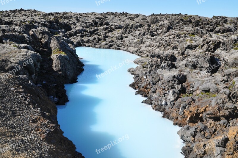 Blue Lagoon Iceland Nature Free Photos