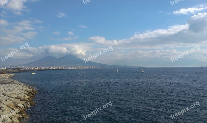 Naples Vesuvius Campbell City Free Photos