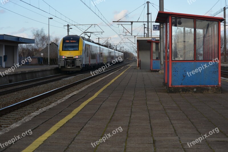 Tracks Railway Train Station Free Photos