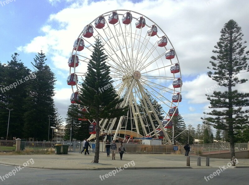 Ferris Wheel Fremantle Western Australia Big Wheel Amusement