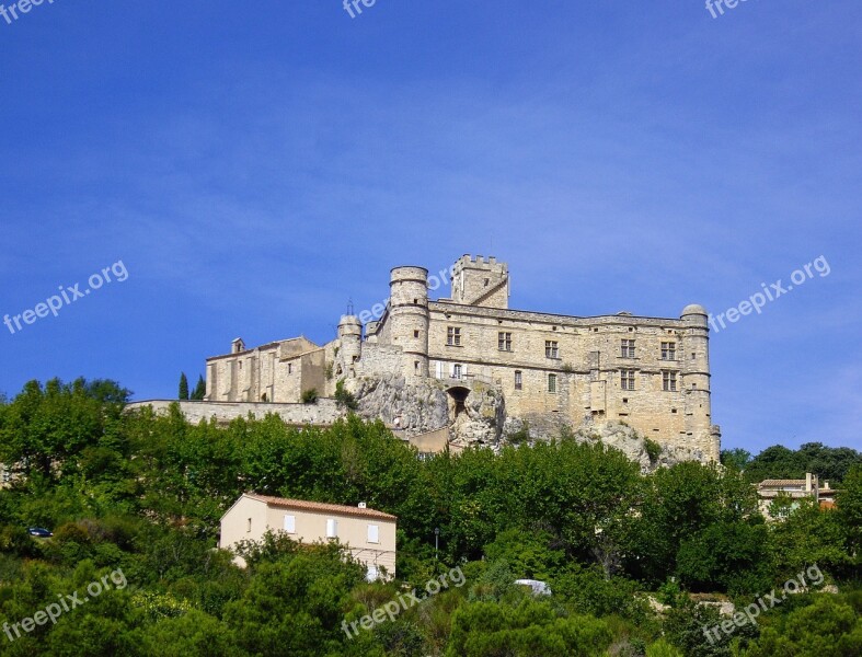 Castle Castles Barroux Vaucluse Free Photos