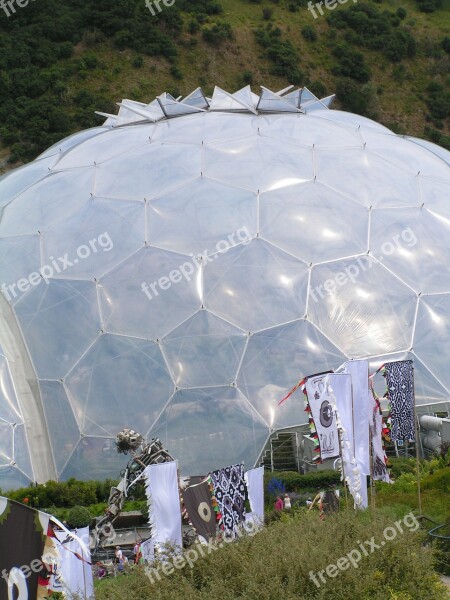 Art Eden Project Cornwall England Greenhouse