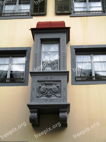 Architecture Bay Window Artfully Picturesque Facade