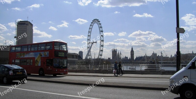 London Eye London England Architecture Water