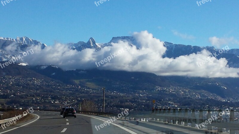 Switzerland Landscapes Clouds Free Photos