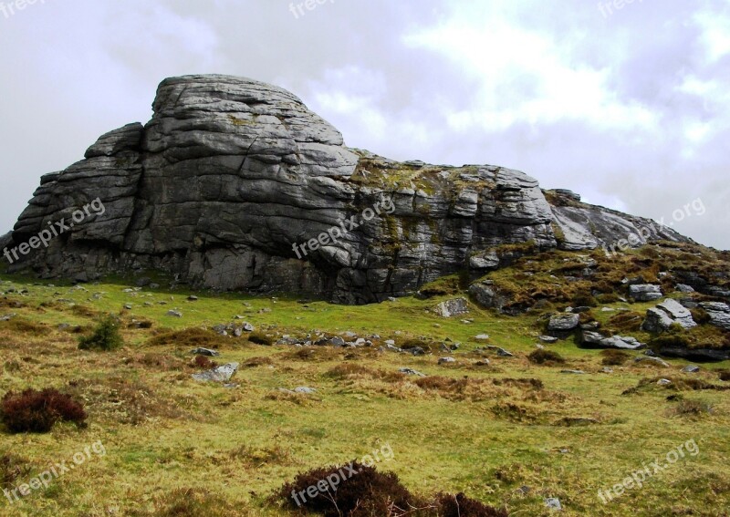 Haytor Moor Nature Rural Countryside