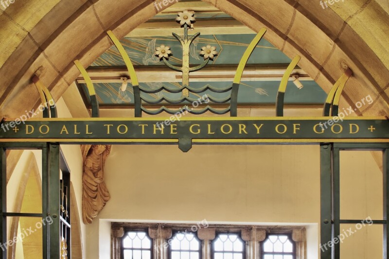 Guildford Cathedral Church Religion Praying