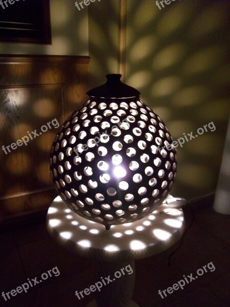 Ceramic Lamp Handmade Ceramic Craft Products United Kingdom Handicraft Free Photos