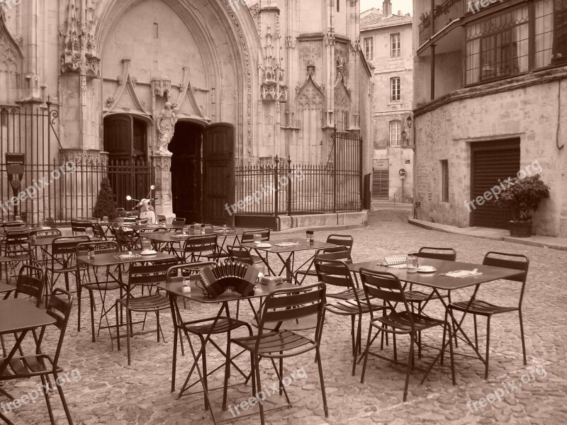 Restaurant Avignon Church Free Photos