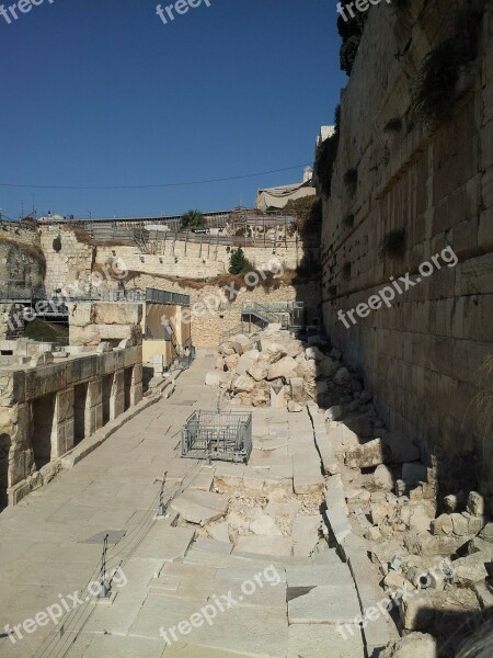 Ancient Walls Of Jerusalem City Of David Israel Free Photos