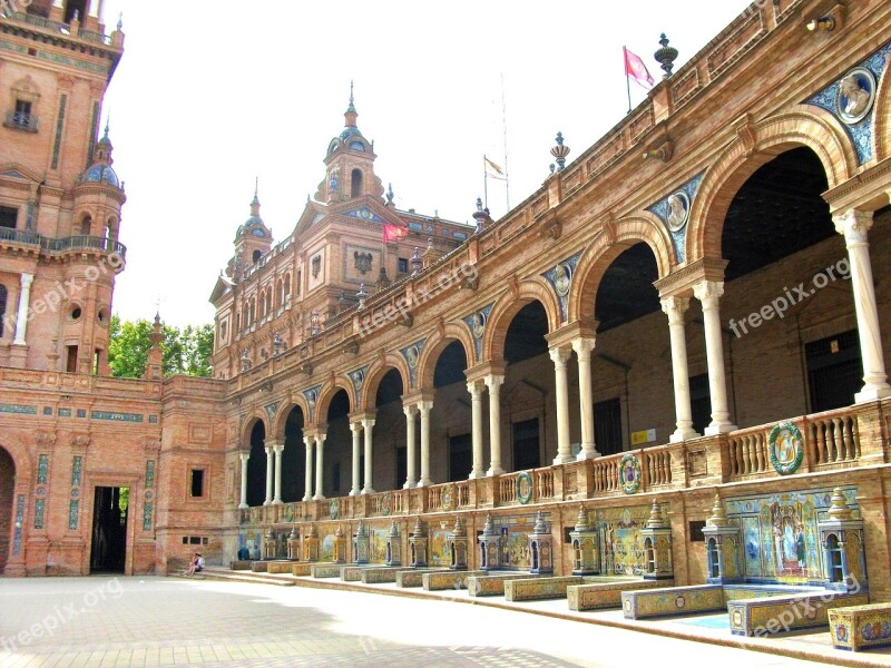 Sevilla Plaza Square Summer City