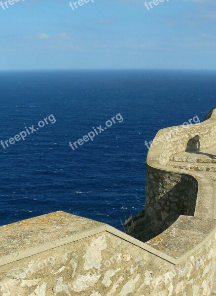 Sea Water Coast Cliff Sky