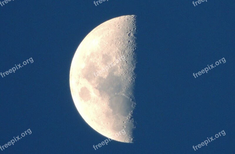 Moon Day Sky Daytime Free Photos