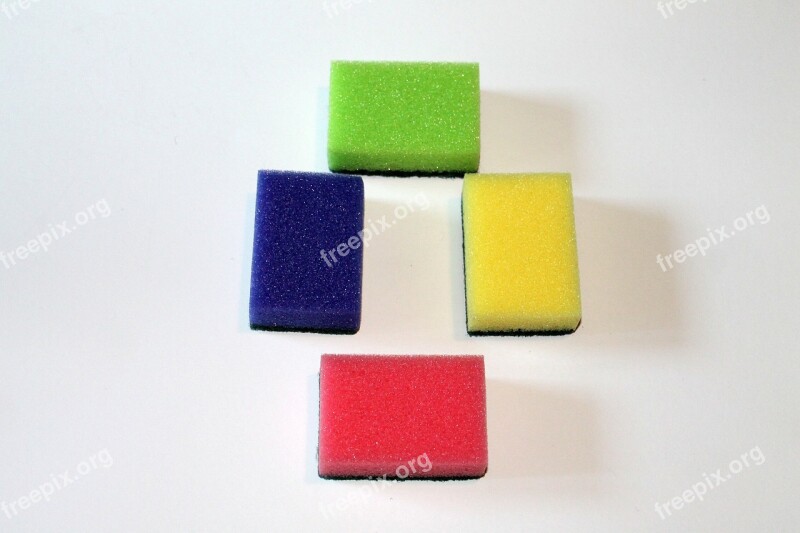 Sponge Colorful Sponges Clean Household Sponge