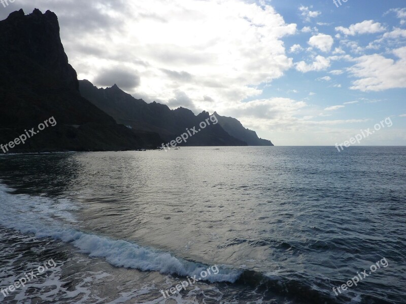 Tenerife Beach Anaga Benijos Taganana