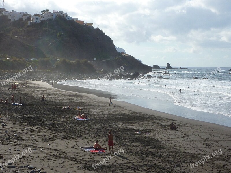 Tenerife Beach Anaga Benijos Taganana