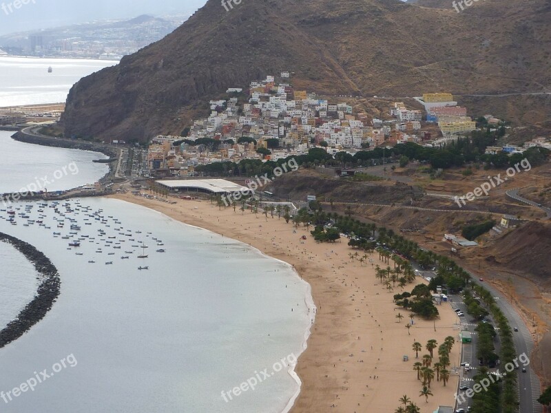 Tenerife Beach Teresitas Nature Is