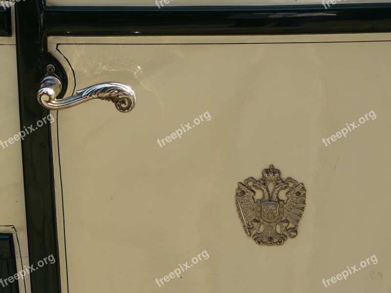 Door Input Metal Fitting Coat Of Arms Coach