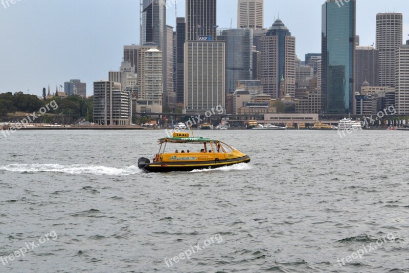 Water Taxi Sydney Harbour Nsw Australia Sydney